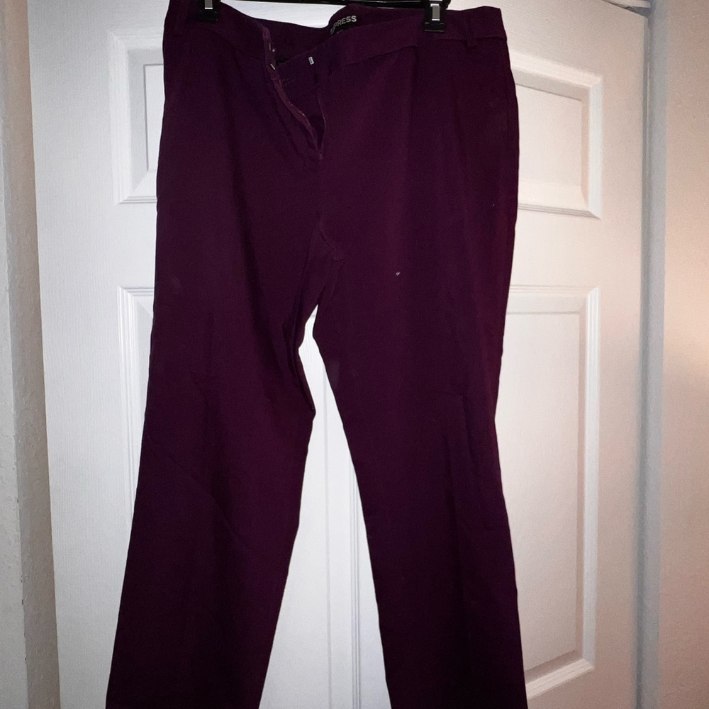 Purple dress pants